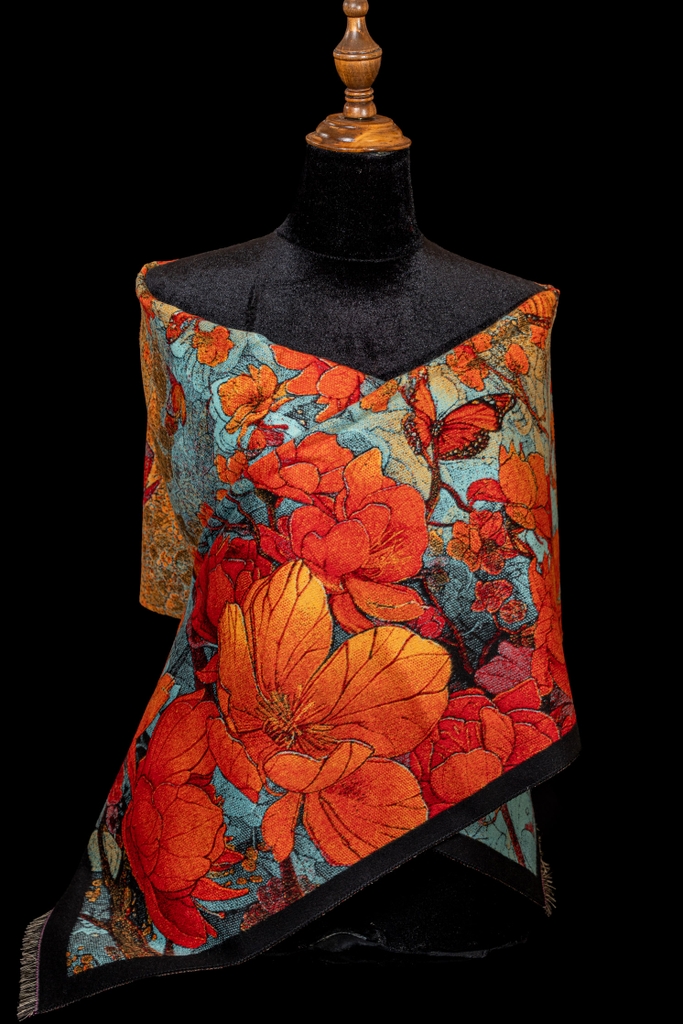 Khăn choàng dạ dệt cao cấp