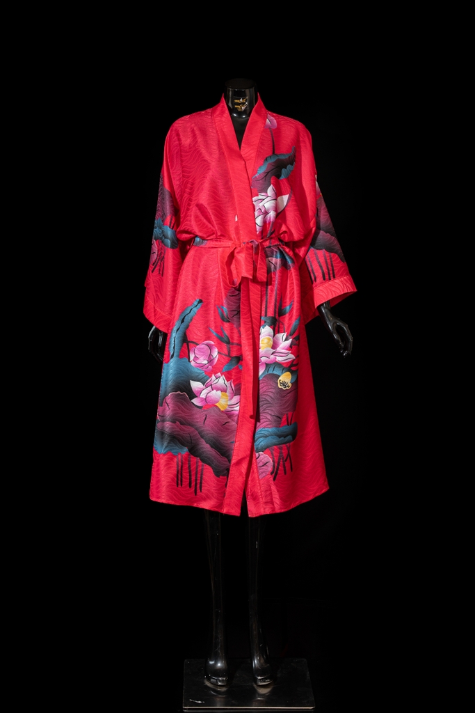Áo choàng kimono Liên Hoa