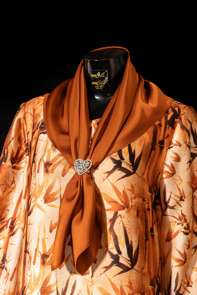 khăn quàng cổ Lụa trơn không họa tiết 920