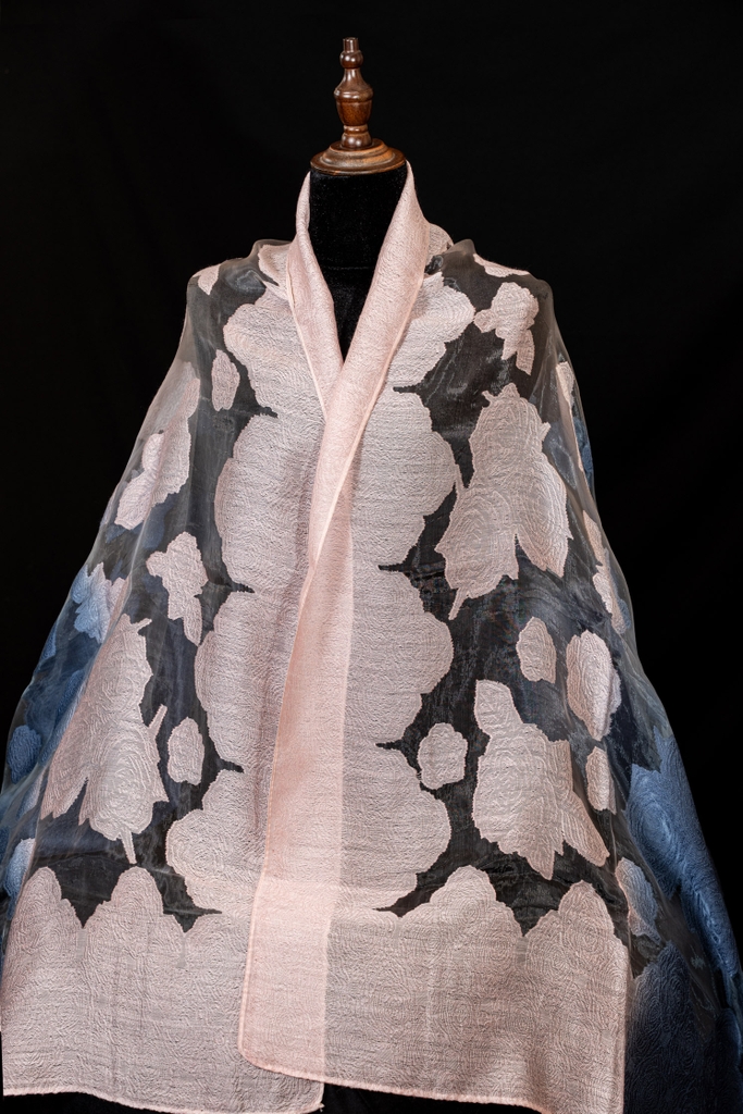 Khăn choàng tơ sống 1600