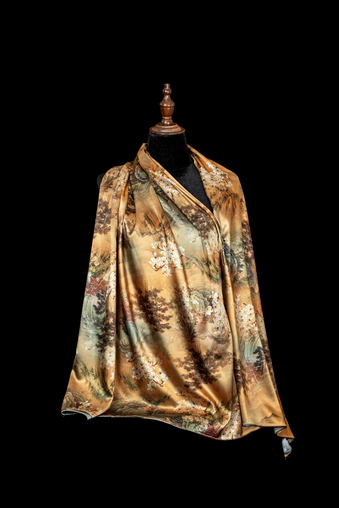 Khăn choàng Đại lâm mộc 1800