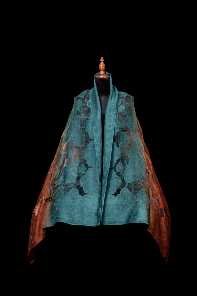 Khăn choàng tơ sống 1600