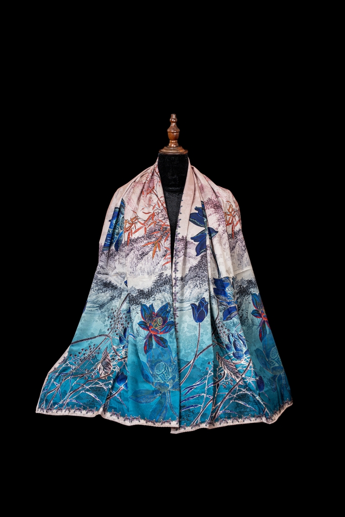 Khăn choàng lụa cao cấp 4D