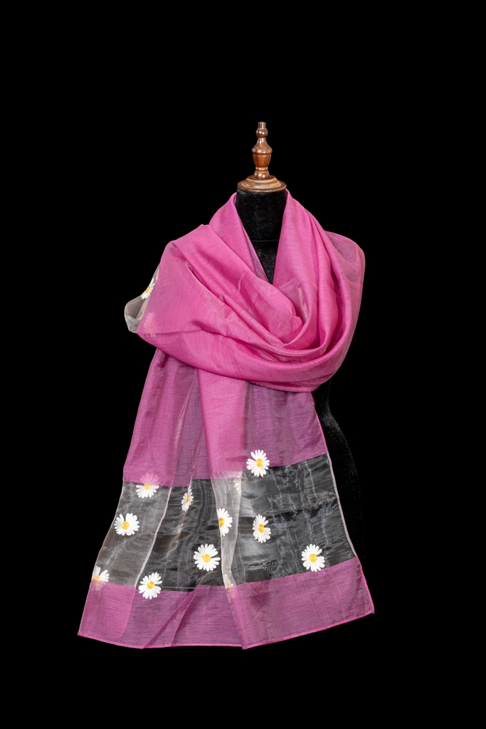 Khăn choàng tơ sống 1600