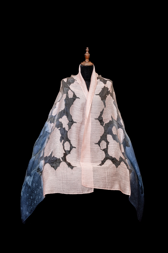 Khăn choàng tơ sống 1600