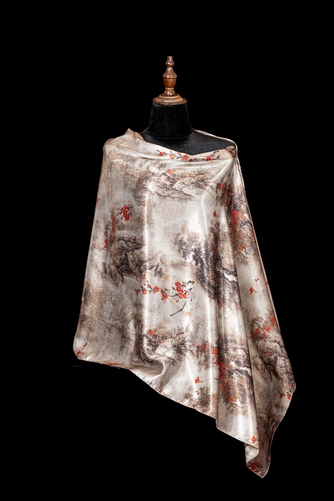 Khăn choàng Đại lâm mộc 1800