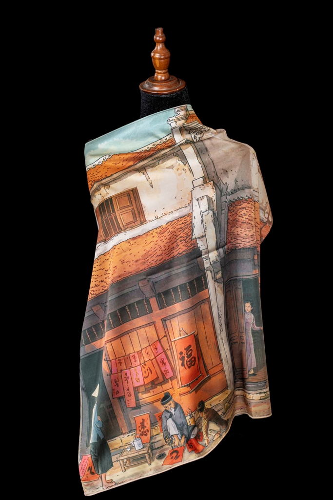 Khăn quàng cổ Việt Nam và Hà Nội xưa