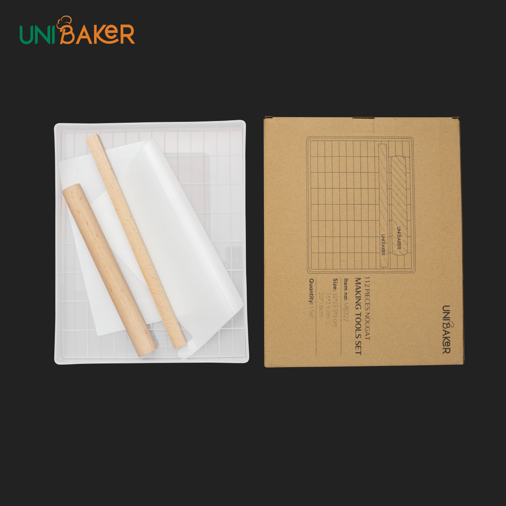 Bộ dụng cụ làm kẹo nougat 112 viên Unibaker MB322