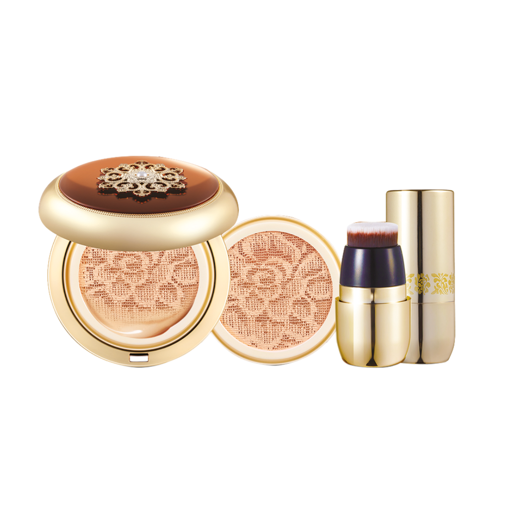 [KOL x The Whoo] Cushion Trang Điểm Dưỡng Trắng Whoo Cheongidan Essence SPF50+/PA+++