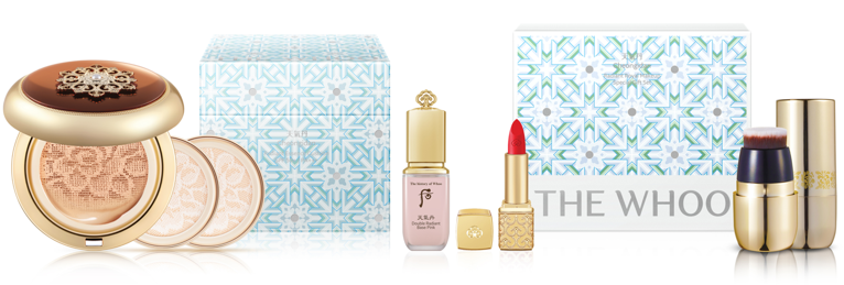 Bộ Trang Điểm Nền Whoo Cheongidan Radiant Special Set Holiday