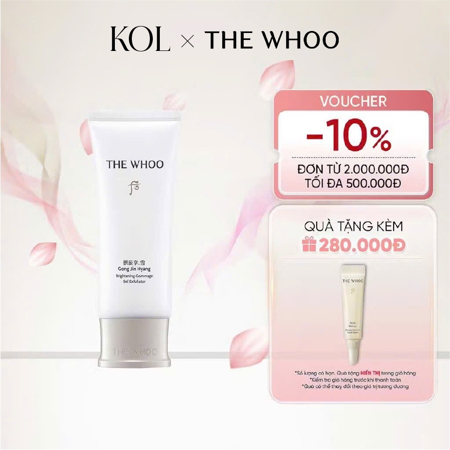Gel Tẩy Tế Bào Chết Dạng Gel Whoo Gongjinhyang Seol Brightening Gommage Gel