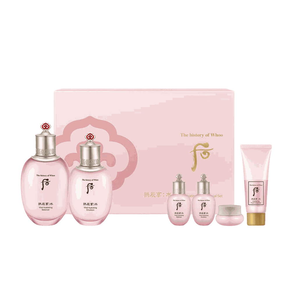 Bộ Dưỡng Ẩm Chống Lão Hóa Whoo Gongjinhyang Soo Vital Hydrating 2pcs