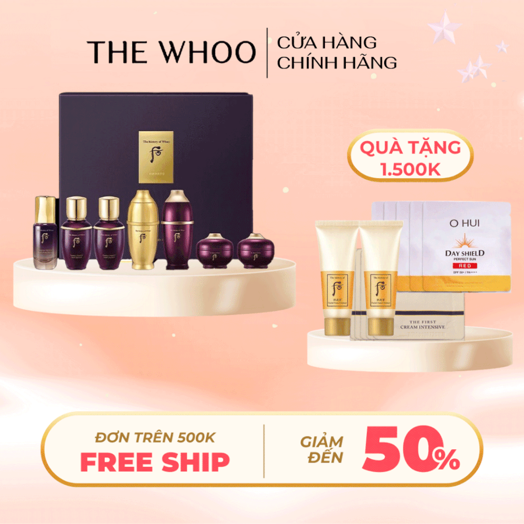 Bộ dưỡng da Whoo Hwanyu Imperial Youth mini 7 pcs