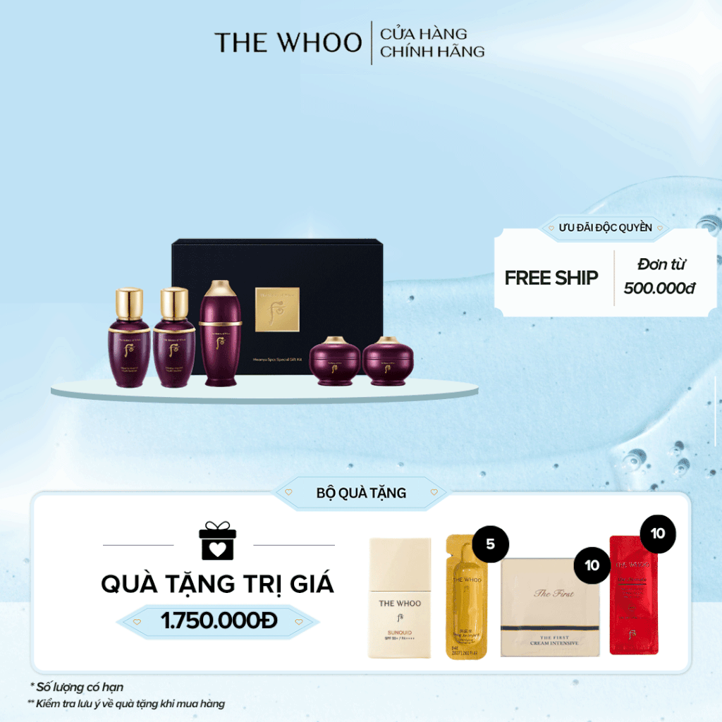 Bộ dưỡng Whoo HwanYu Hoàn lưu Cao mini 5 pcs