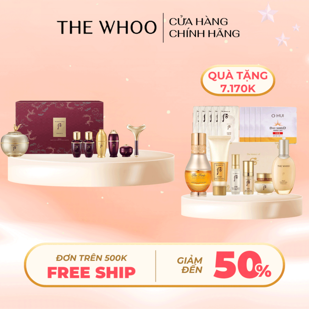 Bộ Kem Mắt Kiệt Tác Hoàn Lưu Cao Whoo Hwanyu Imperial Youth Contour Eye Cream New Year Set