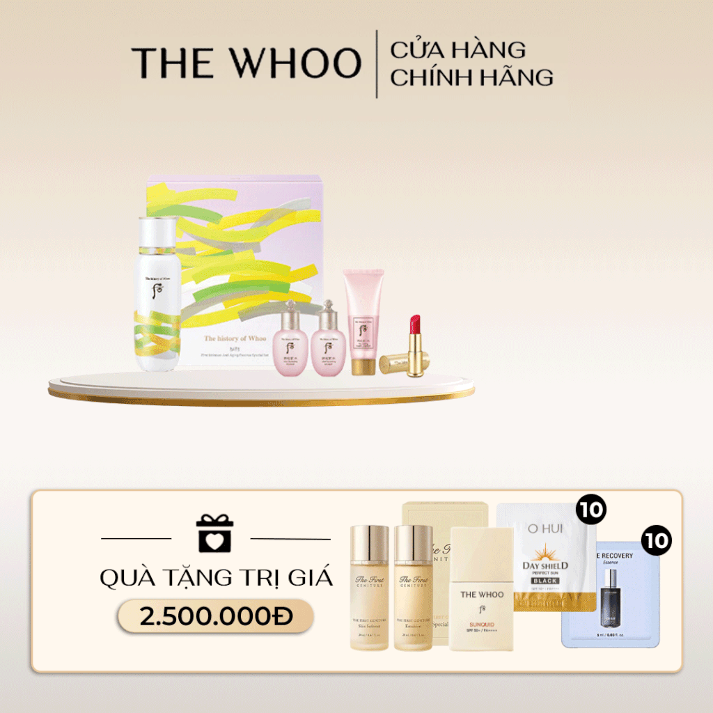 Bộ Tinh chất Trẻ Hóa Whoo Bichup First Care Moisture Anti-Aging Essence SE