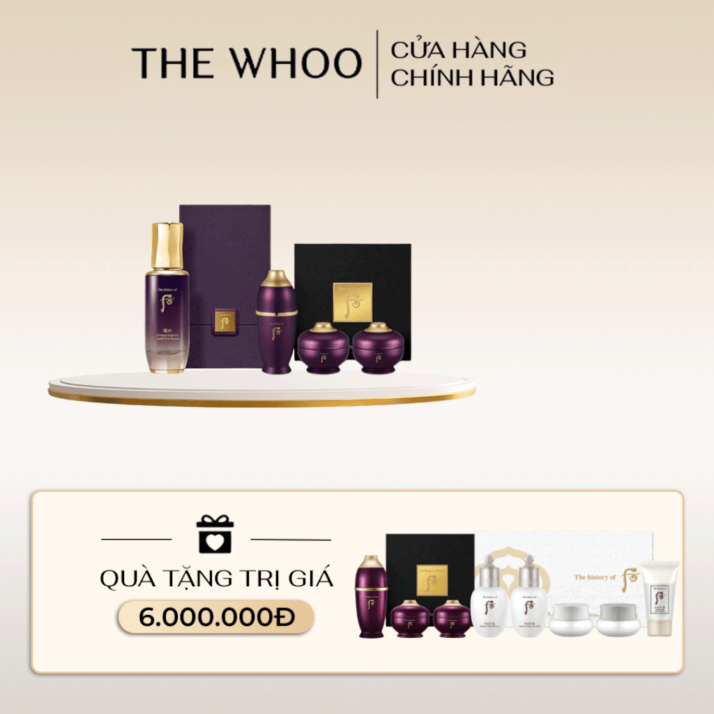 Bộ Tinh Chất Trẻ Hóa Whoo Hwanyu Imperial Youth First Serum Special Set