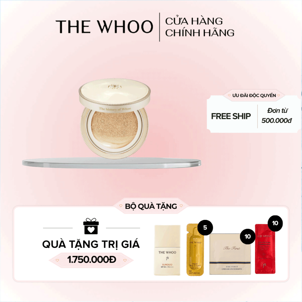 Cushion Trang Điểm Trẻ Hóa Gongjinhyang Mi Luxury Golden Cushion Glow