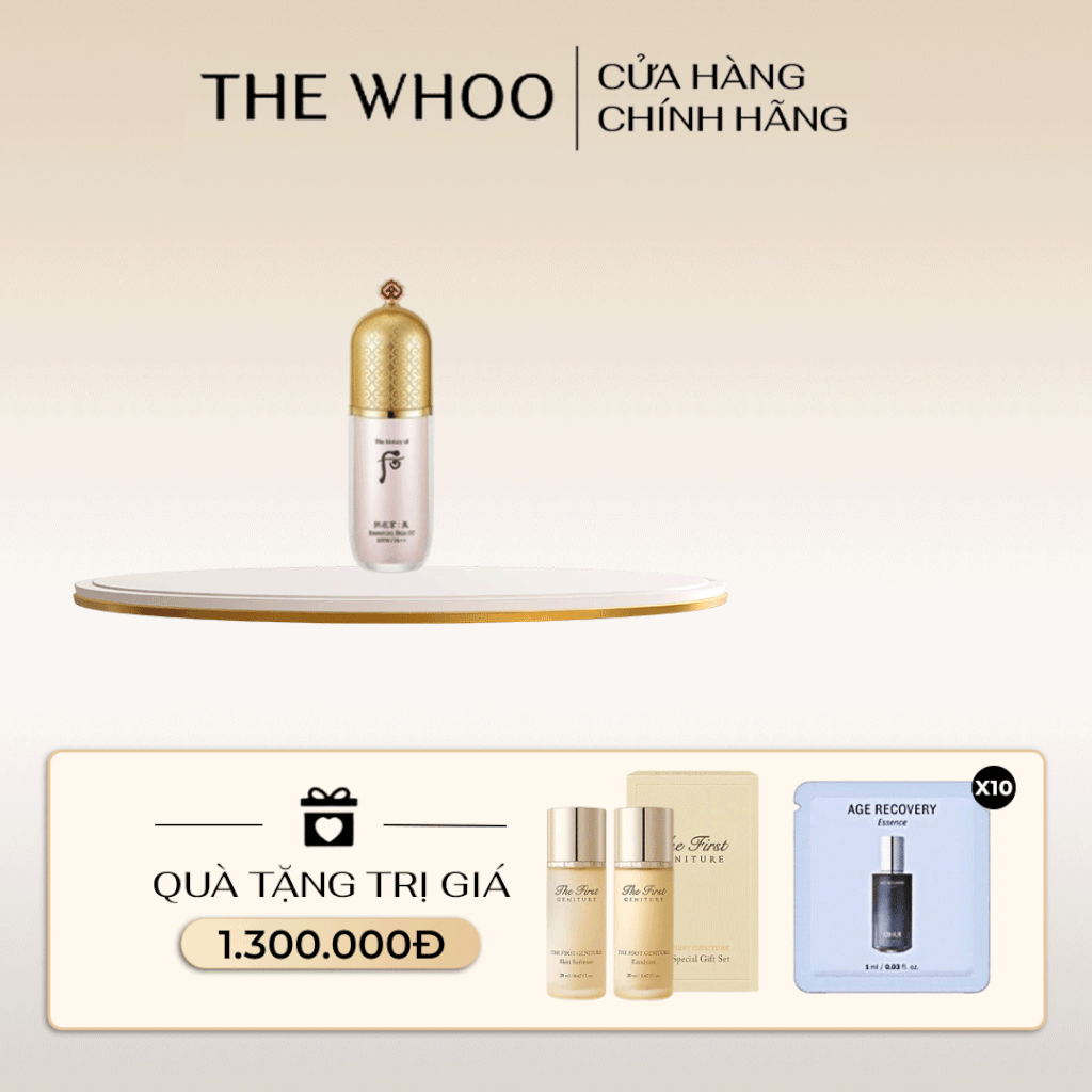 Kem Cc Trang Điểm Whoo Gongjinhyang Mi Essential Skin CC SPF30/PA++