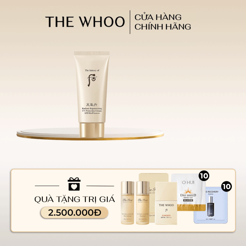 Kem chống nắng chống lão hóa Cheongidan Radiant Regenerating UV Protection Sun Cream SPF50+/PA++++