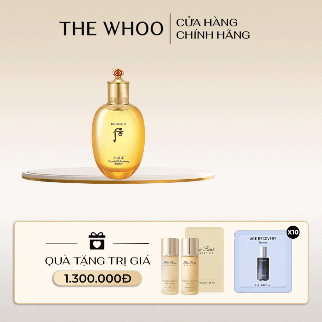 Nước hoa hồng Whoo Gongjinhyang Essential Moisturizing Balancer