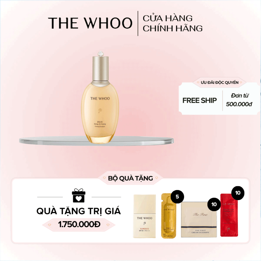 Sữa dưỡng ẩm da The Whoo Gongjinhyang Firming Emulsion
