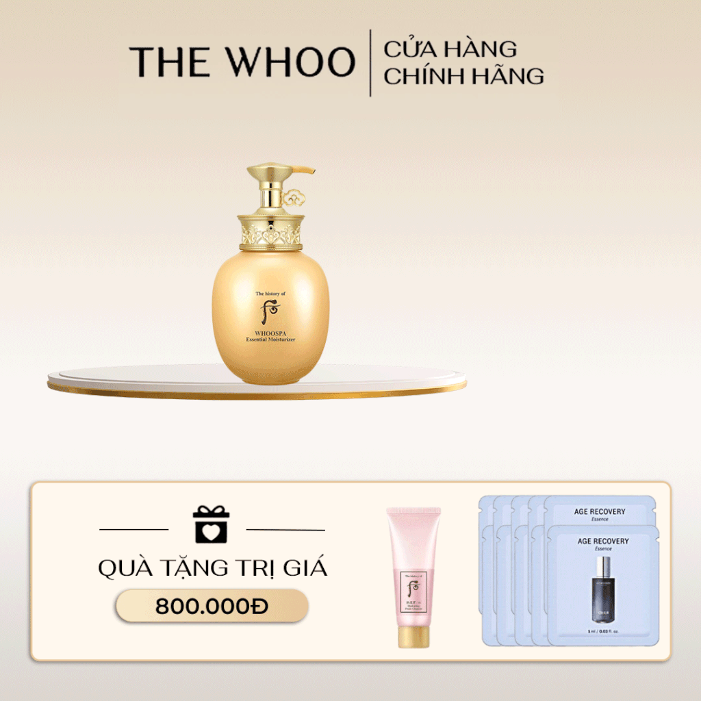 Sữa dưỡng thể Đông y WhooSpa Essential Moisturizer