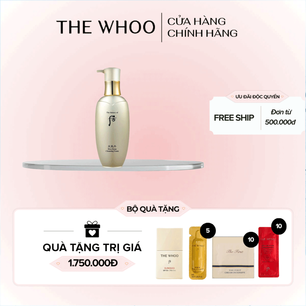 Sữa rửa mặt cao cấp Cheongidan Radiant Cleansing Foam