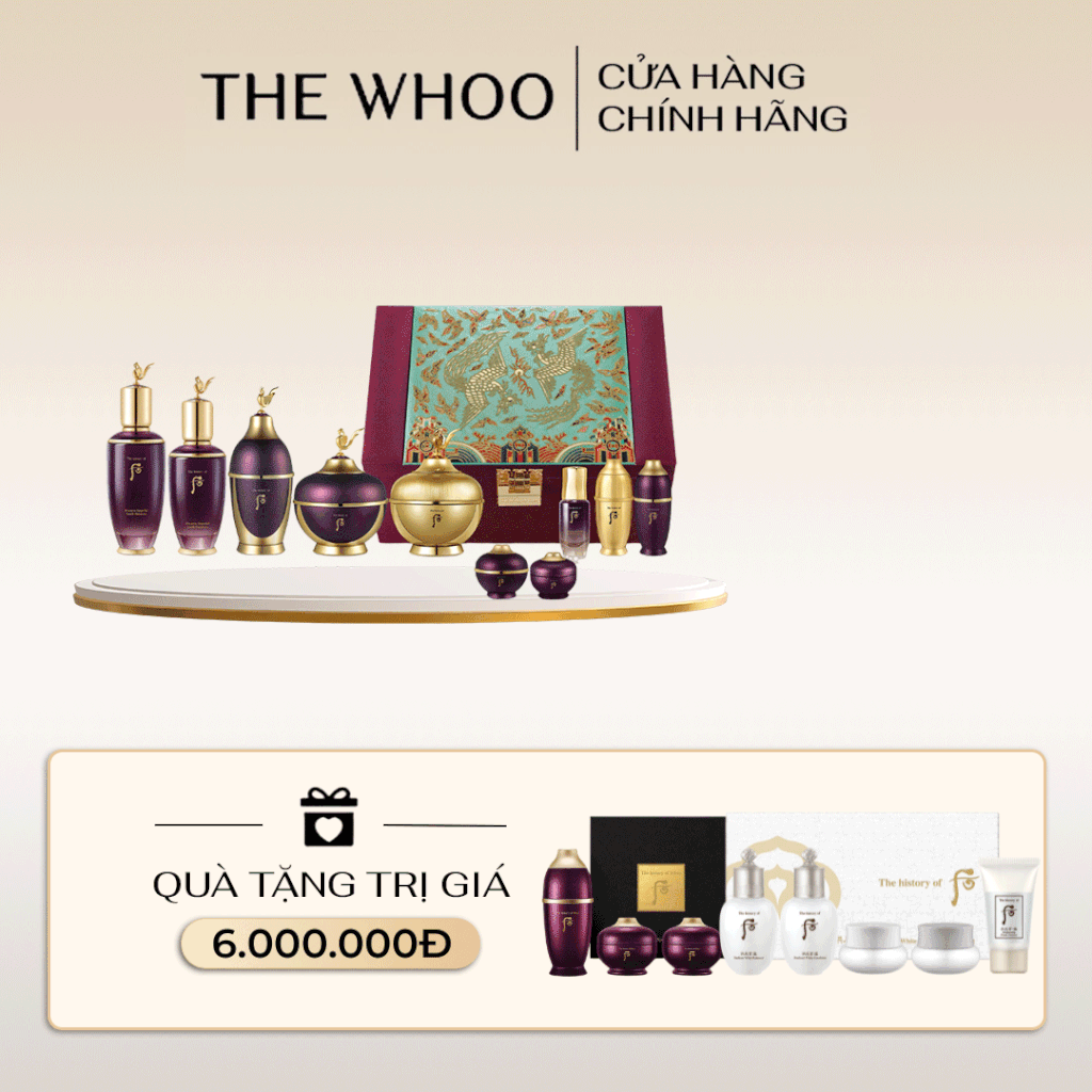 The history of Whoo Hwanyu Heritage Set
