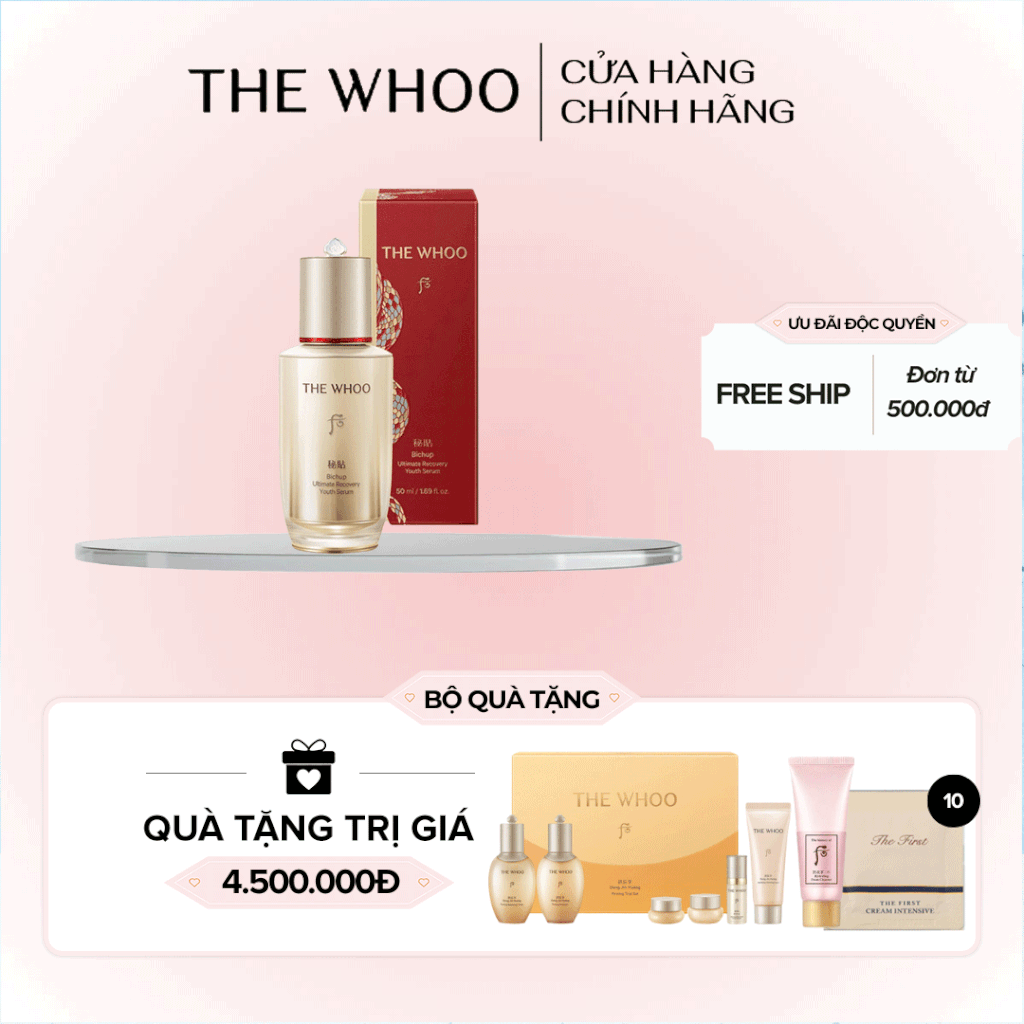 Tinh chất tự sinh Whoo Bichup Ultimate Recovery Youth Serum thế hệ 4