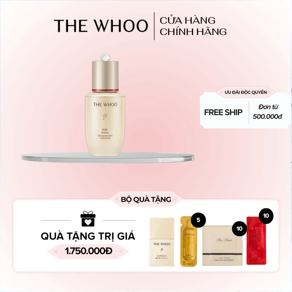Tinh chất tự sinh Whoo Bichup Ultimate Recovery Youth Serum 20ml Y25