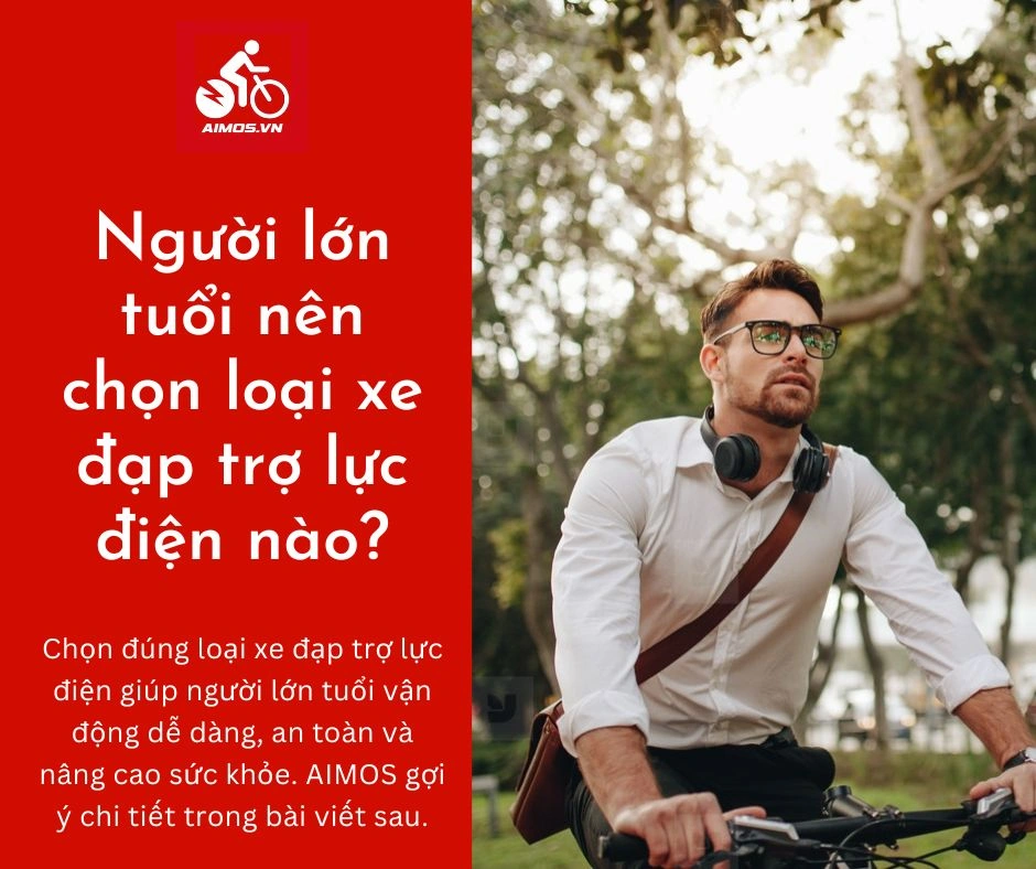 Người lớn tuổi nên chọn loại xe đạp trợ lực điện nào?