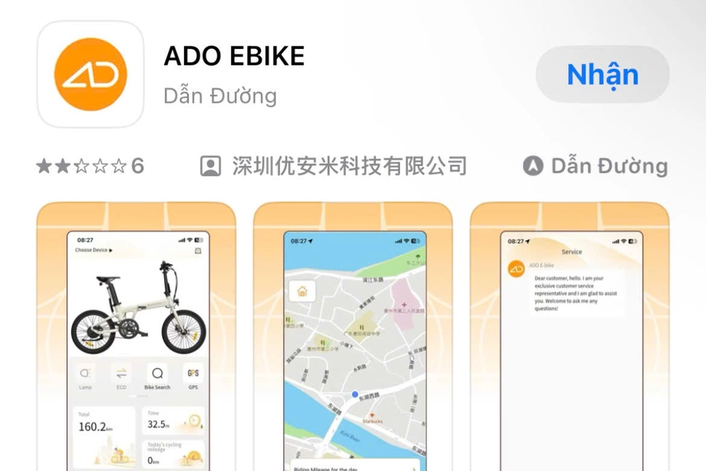 App ADO EBIKE