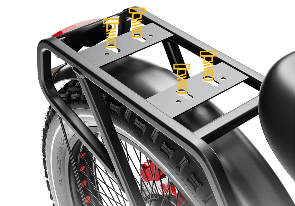 Các điểm lắp đặt đa năng linh hoạt cho chuyến đi