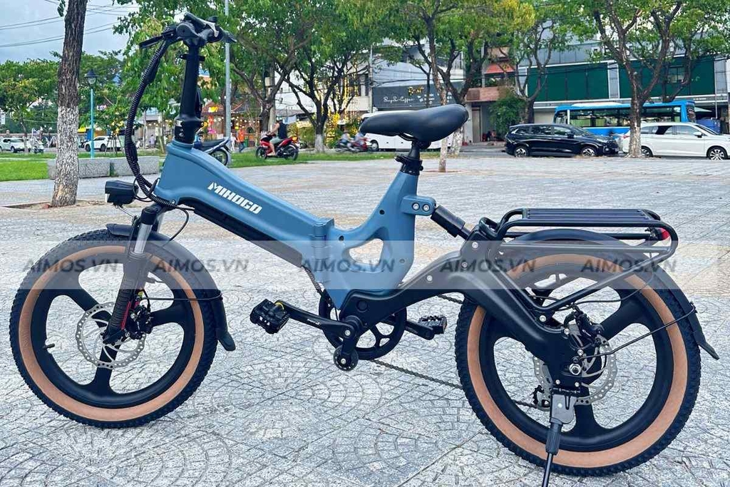 Xe đạp trợ lực điện bánh tăm có khả năng chịu lực cao