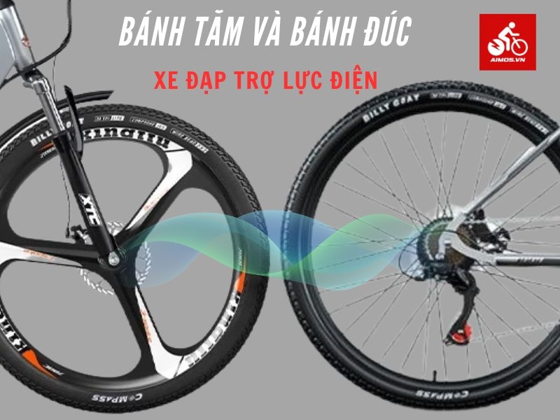 Phân biệt bánh tăm và bánh đúc của xe đạp trợ lực điện