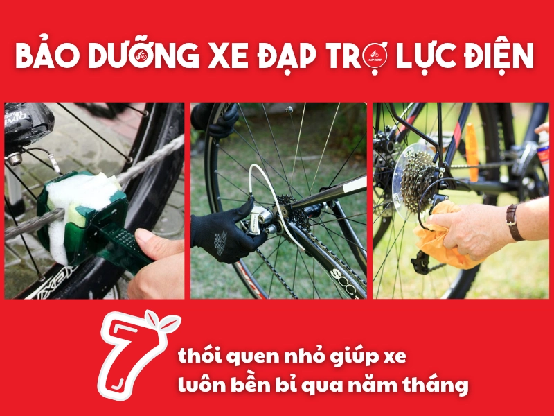 Bảo dưỡng xe đạp trợ lực điện