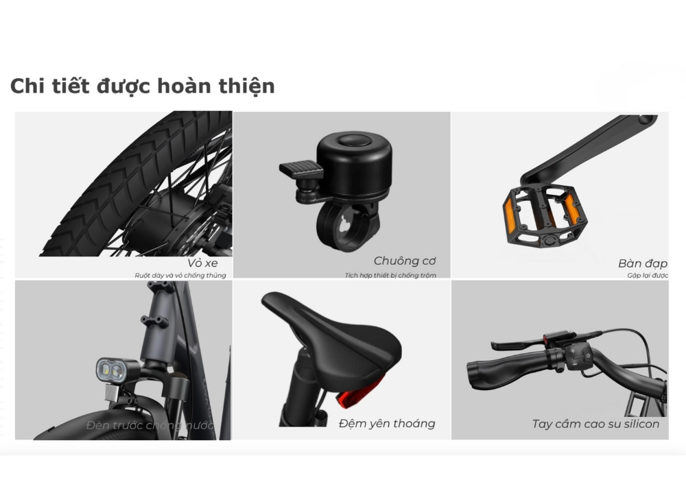 Chi tiết hoàn thiện rất tỉ mỉ