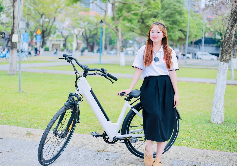 Đạp xe đạp trợ lực điện tại Gò Vấp