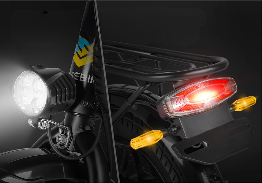 Đèn LED trước sau an toàn khi đi ban đêm