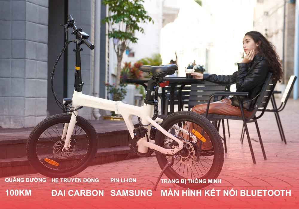 Điểm nổi bật trên xe đạp trợ lực điện Ado A20 Lite