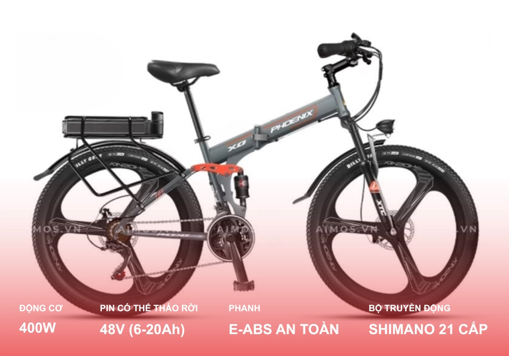 Xe đạp trợ lực điện Phoenix XO