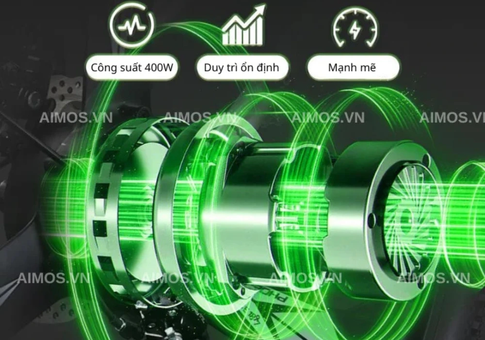 Động Cơ Mạnh Mẽ 400W