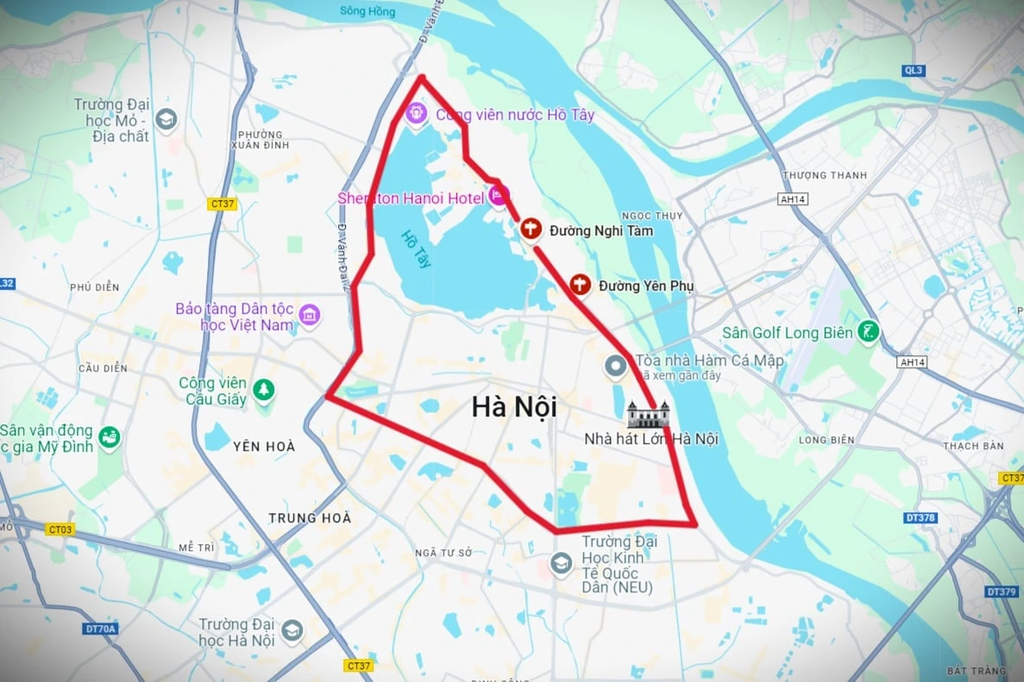 Các tuyến đường cấm xe xăng chạy ở Hà Nội