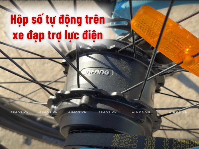 Hộp số tự động trên xe đạp trợ lực điện