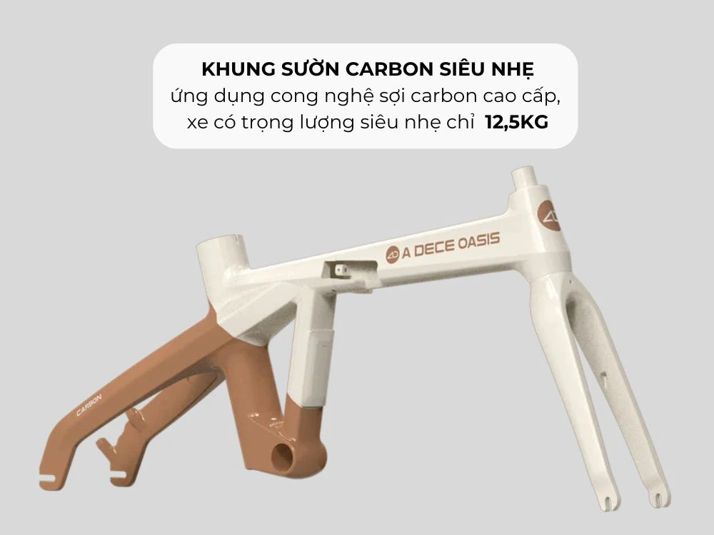 Sợi carbon T700 được sử dụng trên xe Ado A20 Carbon