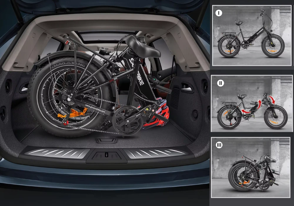 Khung nhôm bền đẹp, có khả năng gấp gọn