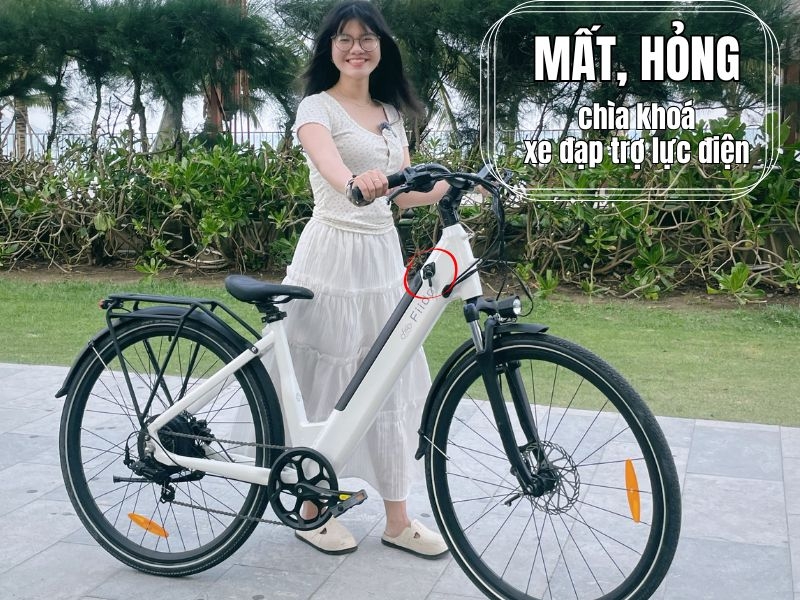Làm mất hoặc hỏng chìa khóa xe đạp trợ lực điện