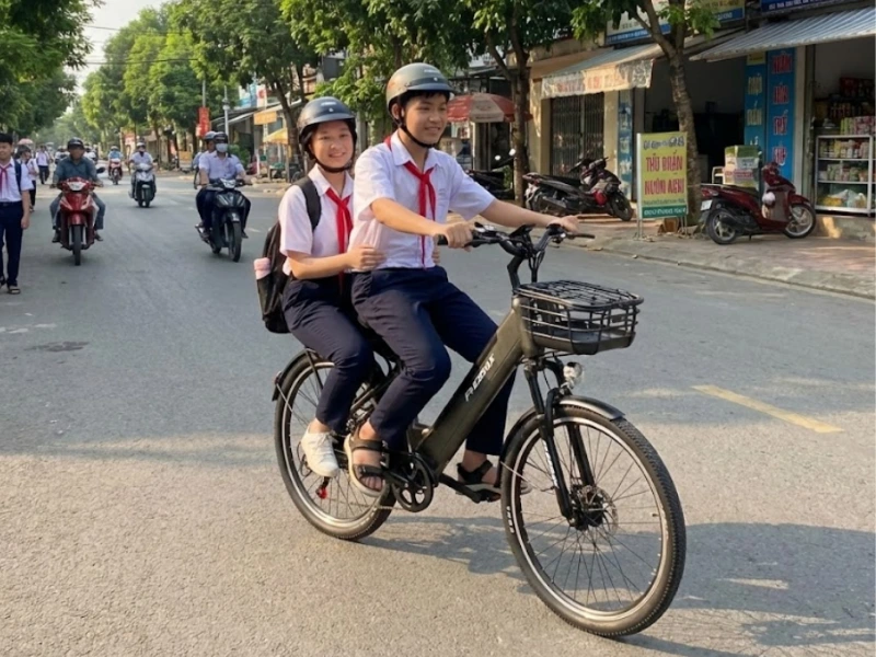 Lợi ích khi chọn xe đạp trợ lực điện cho học sinh