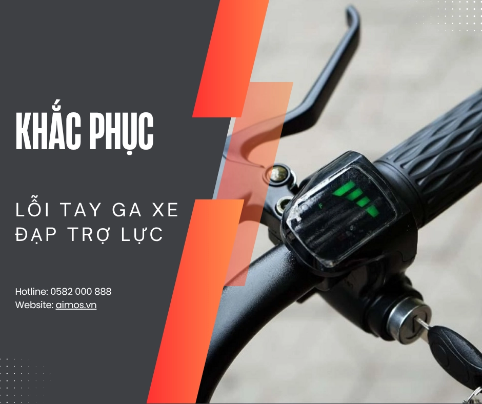 Lỗi tay ga xe đạp trợ lực